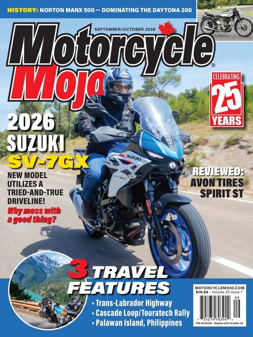 Cover image for Motorcycle Mojo Magazine